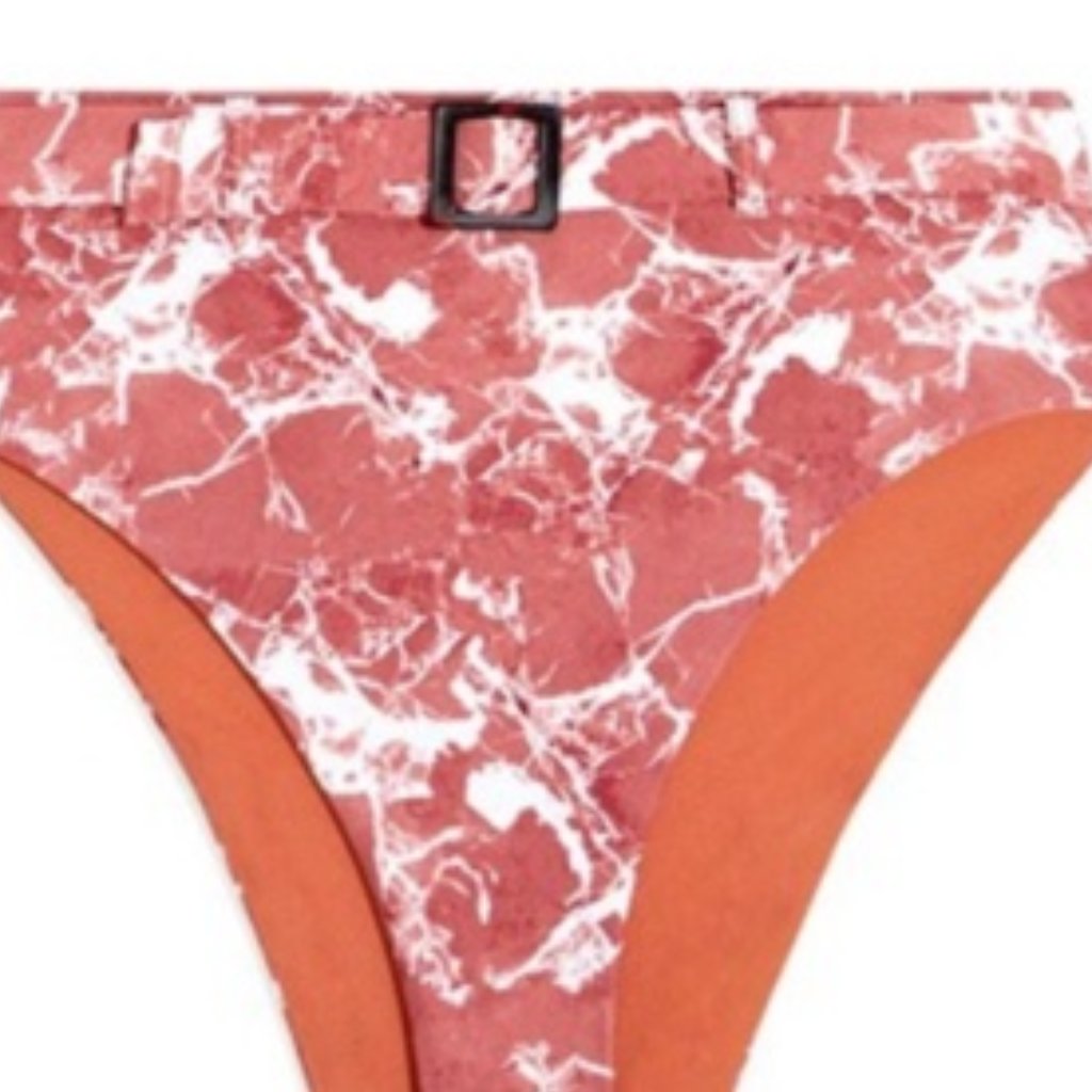 Nwt Weworewhat Marble Rose Bikini Bottoms Emily Sz Xl